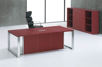 班台-办公桌图片-皮质办公家具-皮质老板桌 班台-办公桌图片-皮质办公家具-皮质老板桌